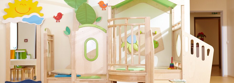 Einblick in den Kinderbetreuungsraum