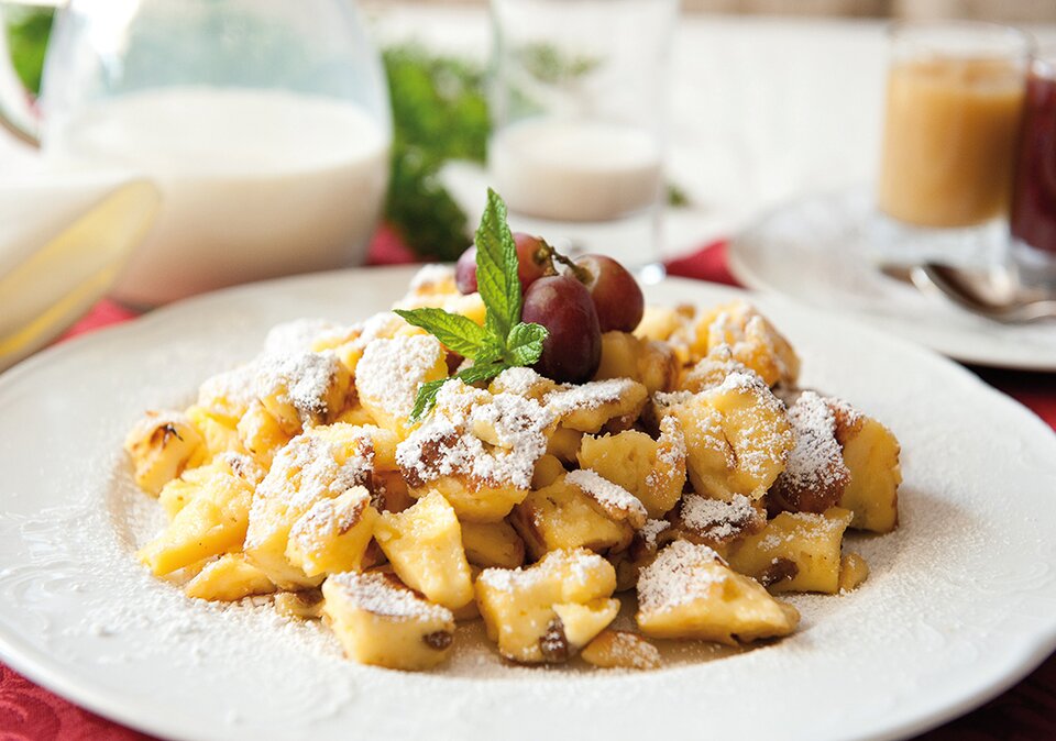 Detailaufnahme von einem Kaiserschmarrn