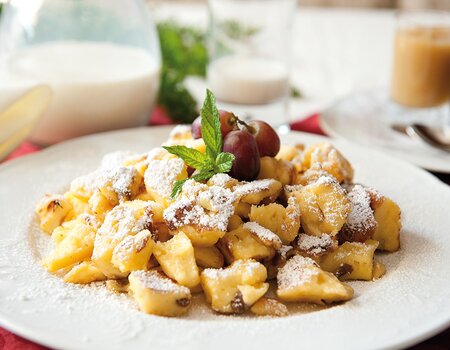 Detailaufnahme von einem Kaiserschmarrn