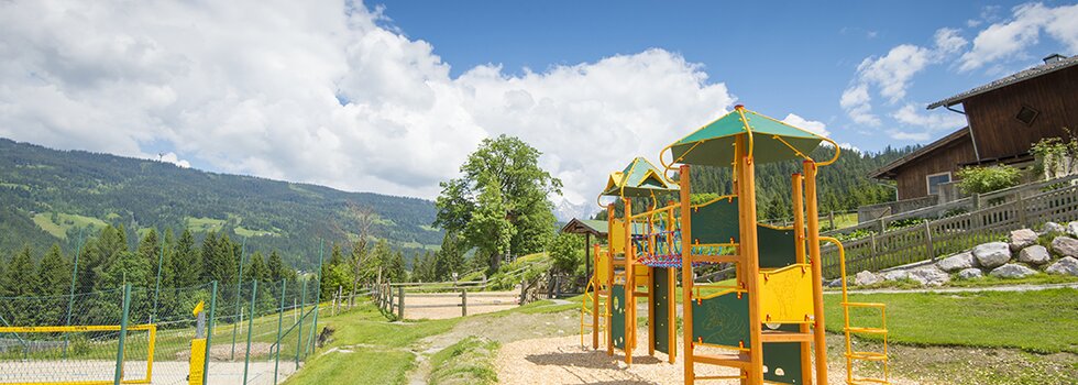 Aufnahme vom Outdoor-Kinderspielplatz