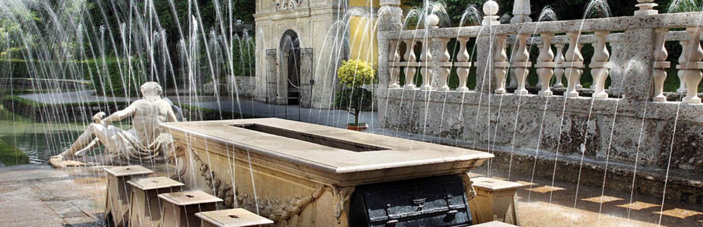 Historische Springbrunnen in Salzburg