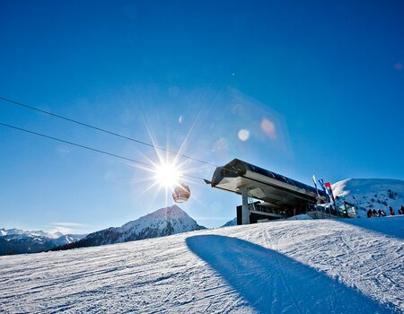 Gondelstation im Skigebiet Forstau/Fageralm