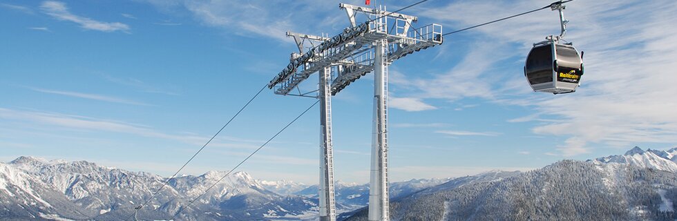 Gondel im Skigebiet Ski amadé